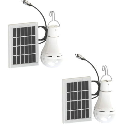 Bombillas LED 12W Con Paneles Solares : ¡Luz Sin Enchufes y Gratis!