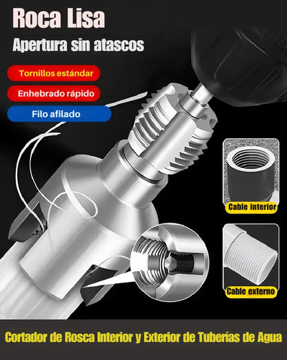 Broca Corona De Metal Universal para PPR, PE, PVC ➕ Envío Gratis