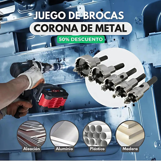 Broca Corona De Metal Universal - PPR, PE, PVC ➕ Envío Gratis