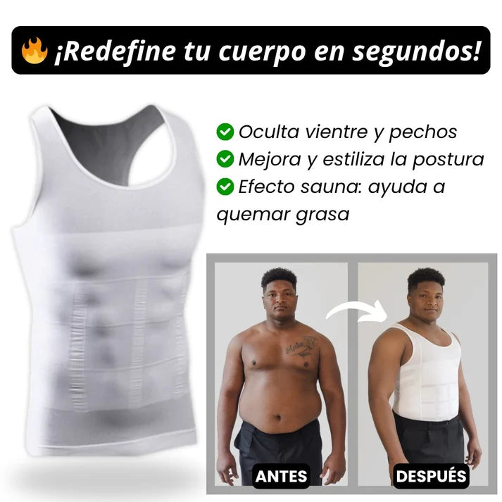 Camiseta Estilizante CamiFit™ NUEVA TECNOLOGÍA DE COMPRESIÓN ➕ Envío Gratis