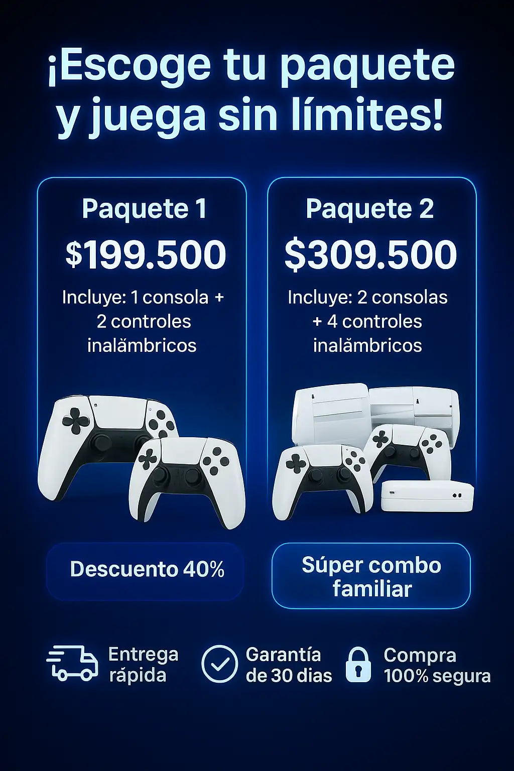 Consola De Videojuegos Retro Inalámbrica 🔥 Nueva Actualización ➕ Envío Gratis