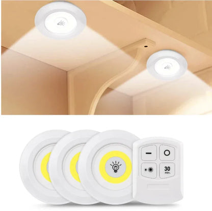 Compra 1 y Lleva 3 Luces Led con Control Remoto ➕ Envió Gratis