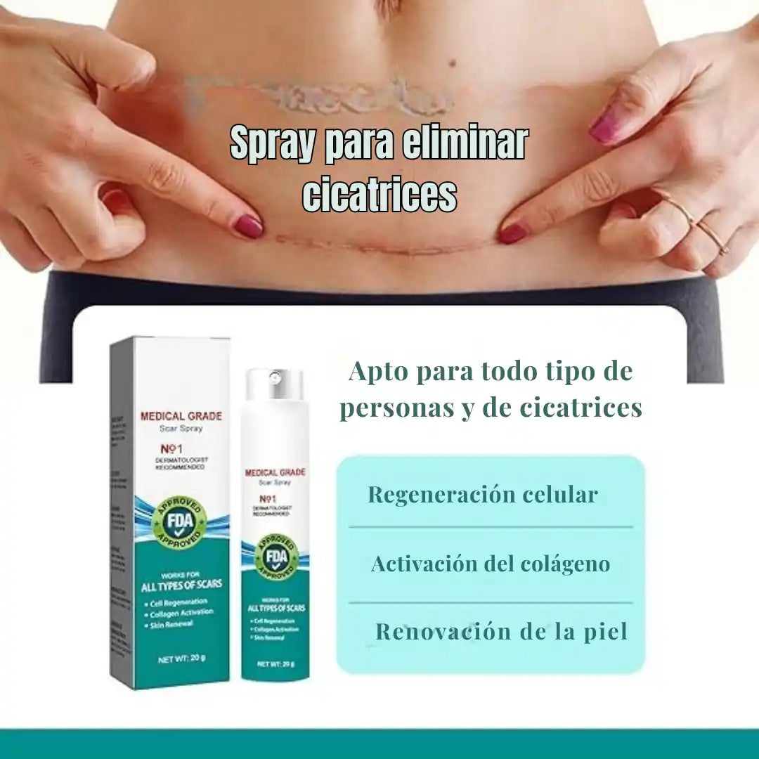 Spray Eliminación Cicatrices ➕ Envío Gratis