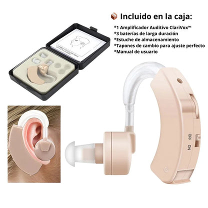 ClariVox™ 🔊 Amplificador Auditivo 🎁 Compra 1 Lleva 2 ➕  Envío Gratis