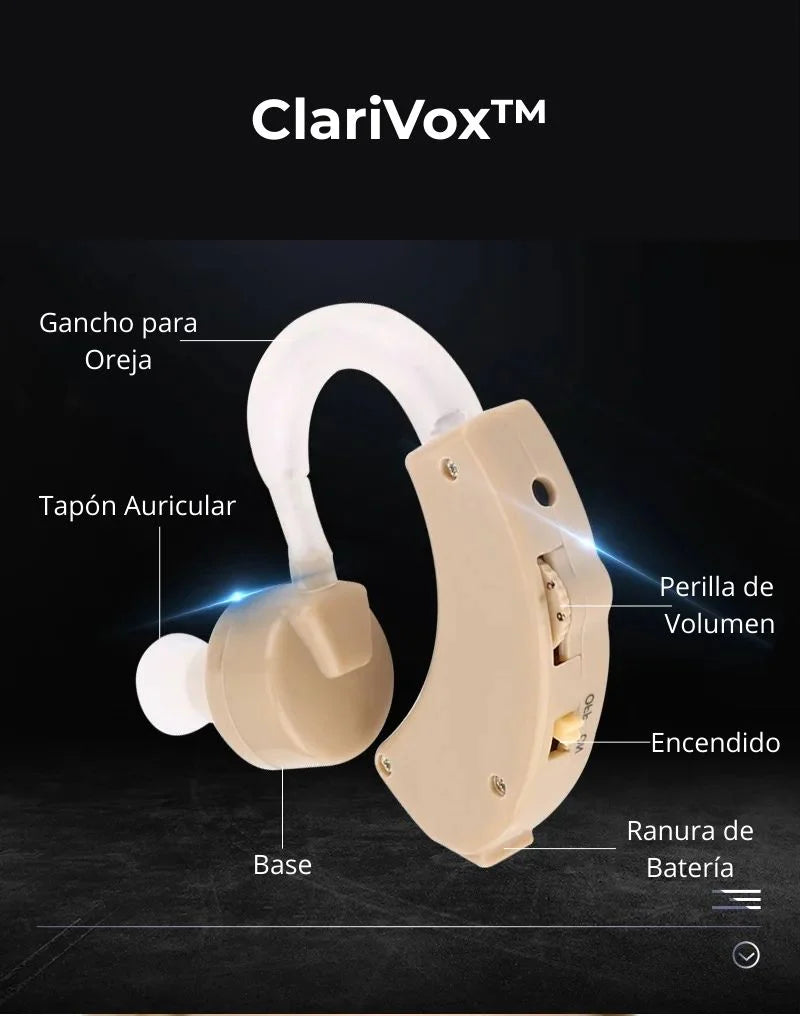 ClariVox™ 🔊 Amplificador Auditivo 🎁 Compra 1 Lleva 2 ➕  Envío Gratis