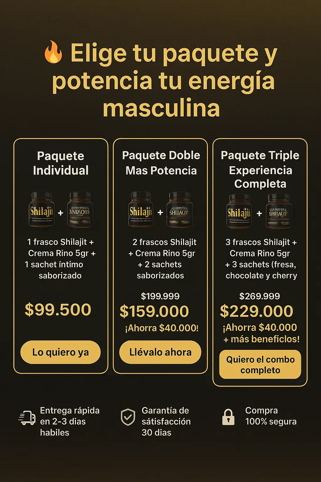 Shilajit Original Potenciado 🎁 Compra el Shilajit y Recibe 2 Regalos ➕ Envío Gratis