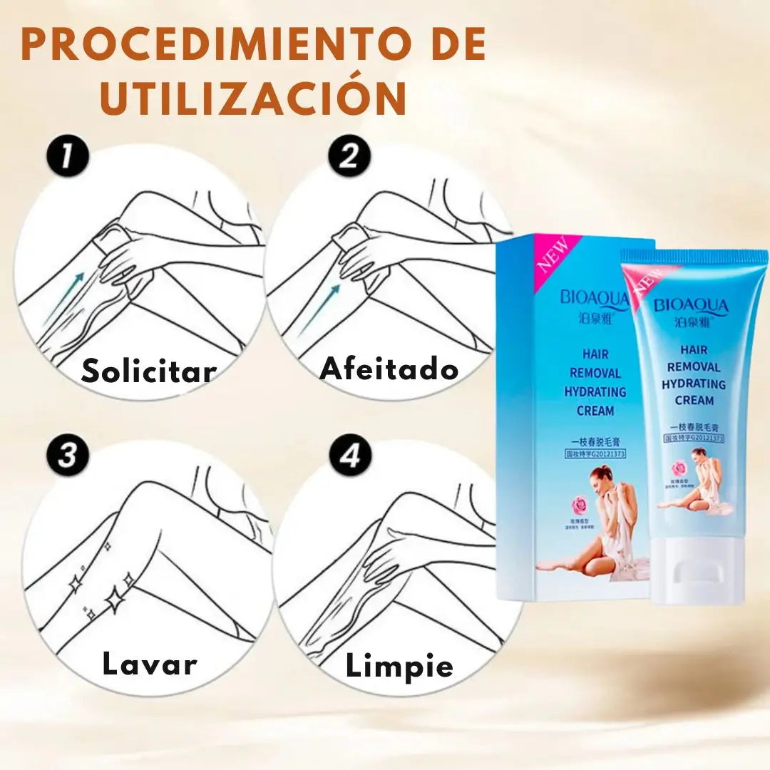 Crema Depilatoria Hidratante ➕ Envío Gratis