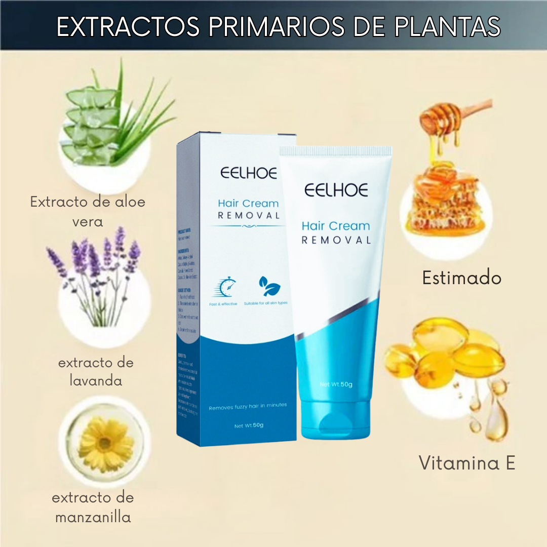 Crema Depilatoria Indolora para Todo el Cuerpo ¡Compra 1 y llévate 1 gratis! ➕ Envío Gratis