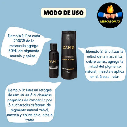 Shampoo Cubre Canas Instantáneo 🎁 Regalos por tu Compra ➕ Envío Gratis