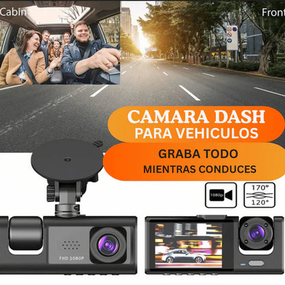 Dash Cam Super 📷 graba todo el entorno del auto. Un testigo siempre contigo ➕ Envío Gratis