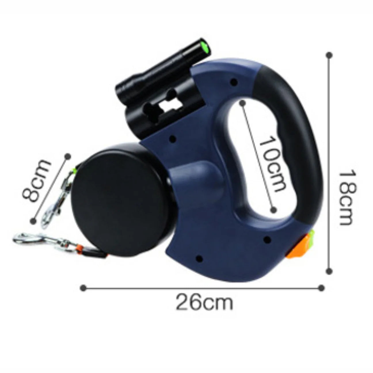 Correa Retráctil Automática 2 en 1 | Lleva 2 Perros Sin Enredos ➕ Envío Gratis