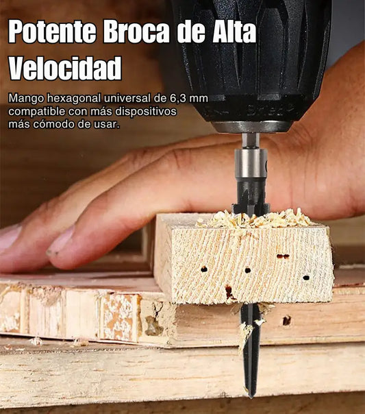 Broca Cónica de Aleación de Acero de Alta Velocidad ➕ Envío Gratis
