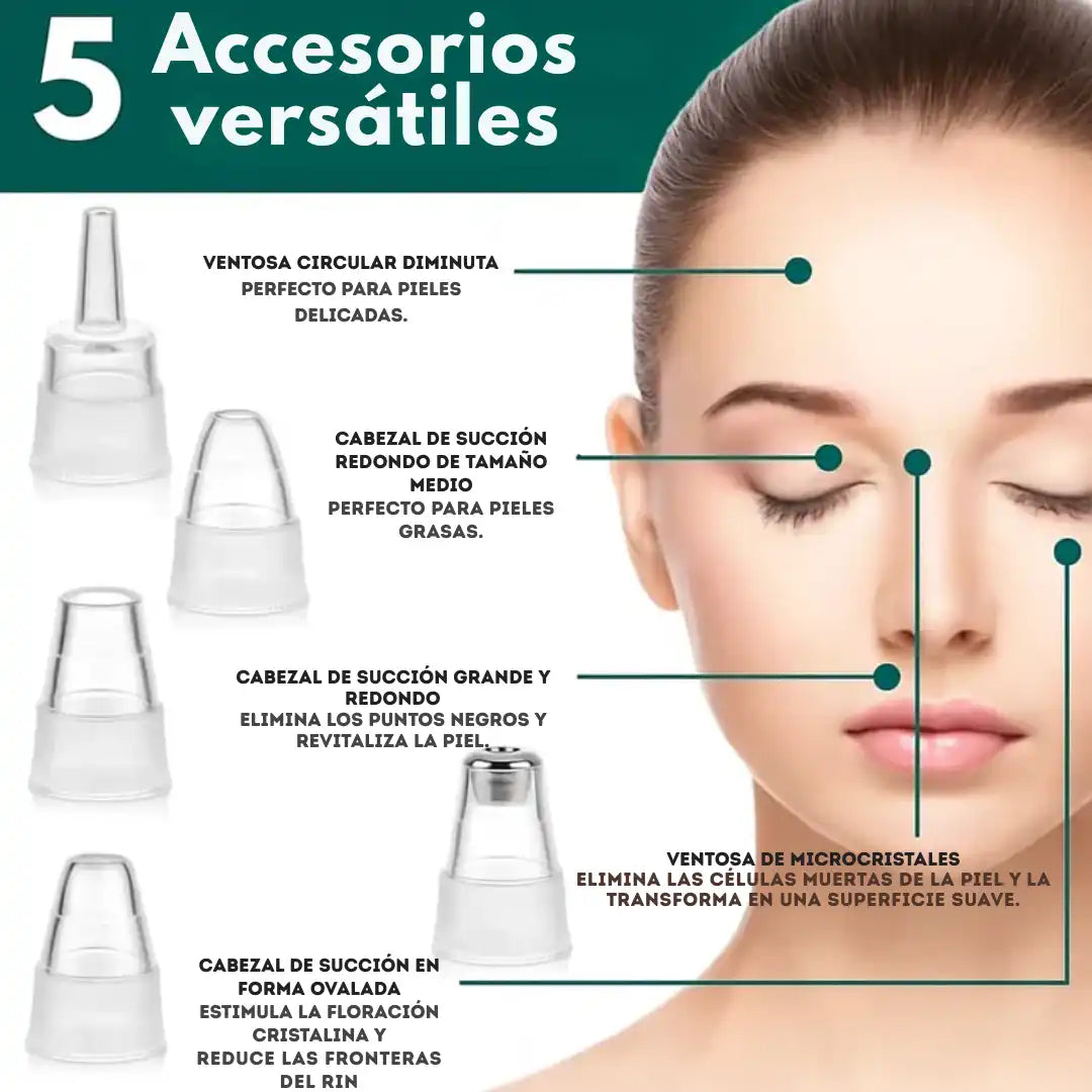 Purificar los Poros con Extractor De Puntos Negros Y Espinillas ➕ Envío Gratis