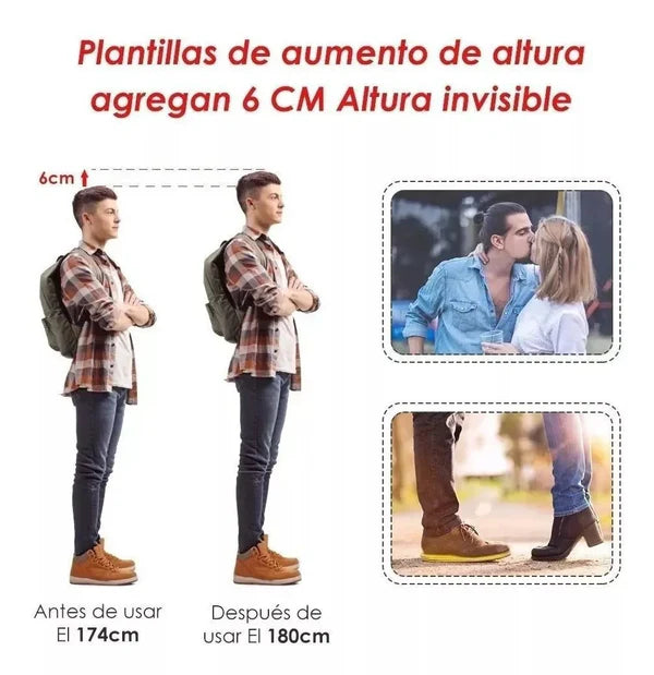 Plantilla De Altura 3 Capas ✨ Crece de 3 cm a 6 cm ➕ Envío Gratis