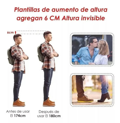 Plantilla De Altura 3 Capas ✨ Crece de 3 cm a 6 cm ➕ Envío Gratis