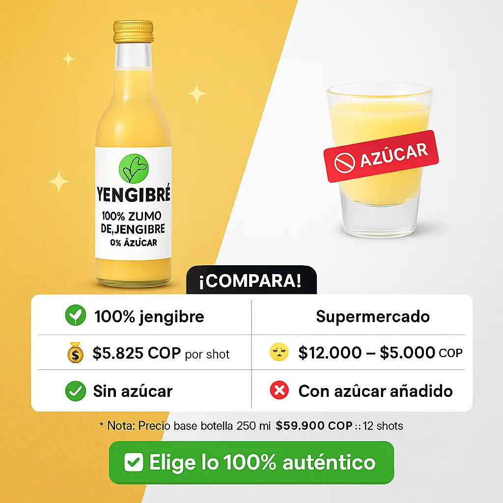 Yengibré™ 100% ZUMO DE JENGIBRE - 0% AZÚCAR