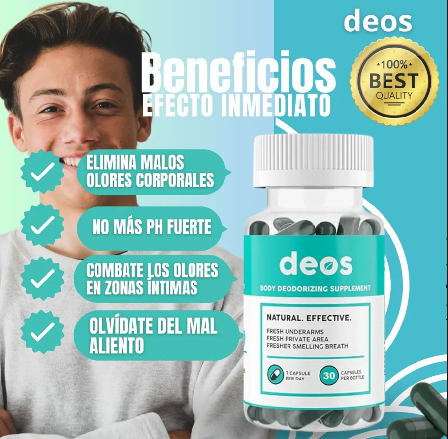 DEOS-Suplemento Desodorante Corporal➕ENVIO GRATIS