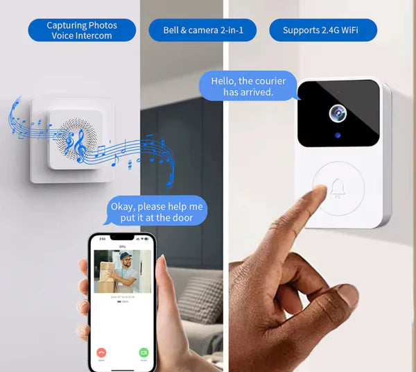 Timbre con Cámara Inteligente ➕ Envío Gratis