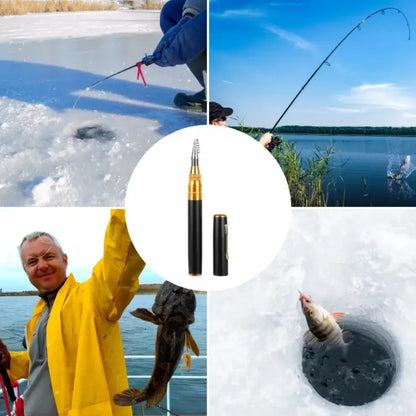 PocketFish™ – ¡Mini caña de pescar Portátil con Carrete! ➕ Envío Gratis