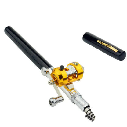 PocketFish™ – ¡Mini caña de pescar Portátil con Carrete! ➕ Envío Gratis