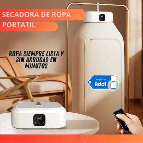 Secadora Ropa 🥼👔 Portátil Compacta ⌚ Temporizador ➕ Envío Gratis