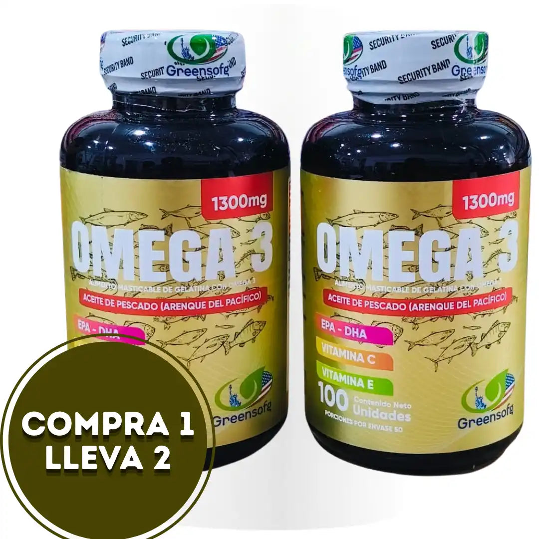 Combo Omega 3 Softgels™ 🔥 Compra 1 Lleva 2 ➕ Envío gratis