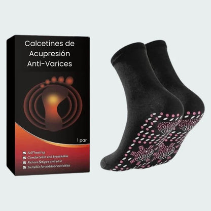 Calcetines de Acupresión Anti-Varices 🔥 Alivio, Comodidad y Bienestar ➕ Envío Gratis