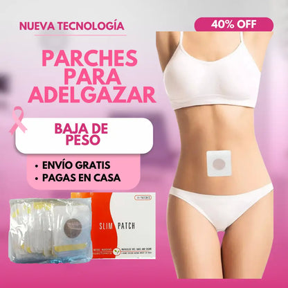 Transforma tu cuerpo sin esfuerzo con los Parches Adelgazantes Slim Patch ➕ Envío Gratis