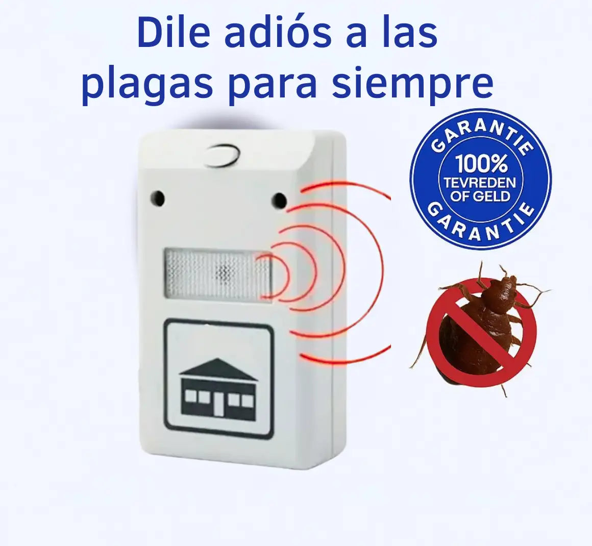 Repelente Ultrasónico PestReject®  Potente Dispositivo de Control de Plagas ➕ Envío Gratis