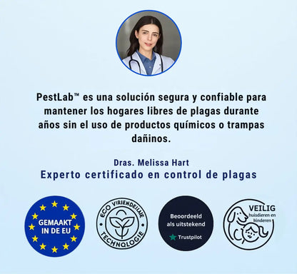 Repelente Ultrasónico PestReject®  Potente Dispositivo de Control de Plagas ➕ Envío Gratis