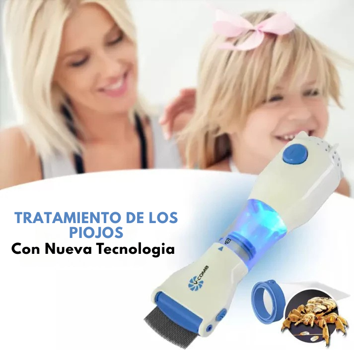 Quita Piojos eléctrico Cueen™ Tecnología y Limpieza ➕ Envío Gratis
