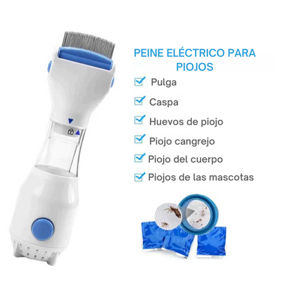 Quita Piojos eléctrico Cueen™ Tecnología y Limpieza ➕ Envío Gratis