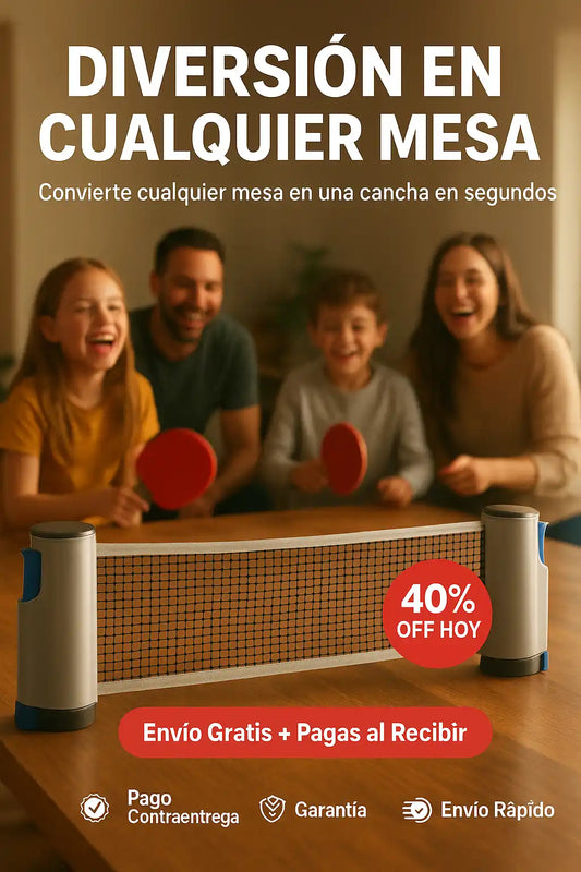 NetFlex™ Malla Retráctil De tenis Y Ping Pong ➕ Envío Gratis