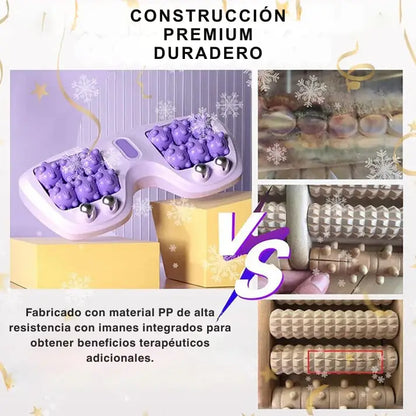 Rodillo de Masaje de Pies Doble Portátil ➕ Envío Gratis