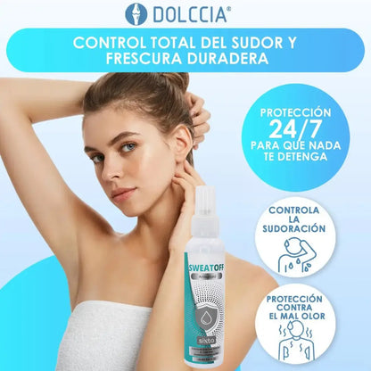 Spray Antisudor Sweatoff® Acción Potente ➕ Envío Gratis