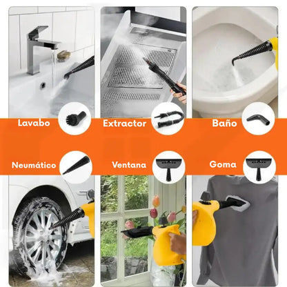 Potente Limpiador a vapor 1000W 3,5 bares de Presión ➕ Envío Gratis