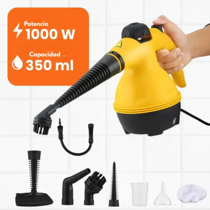 Potente Limpiador a vapor 1000W 3,5 bares de Presión ➕ Envío Gratis