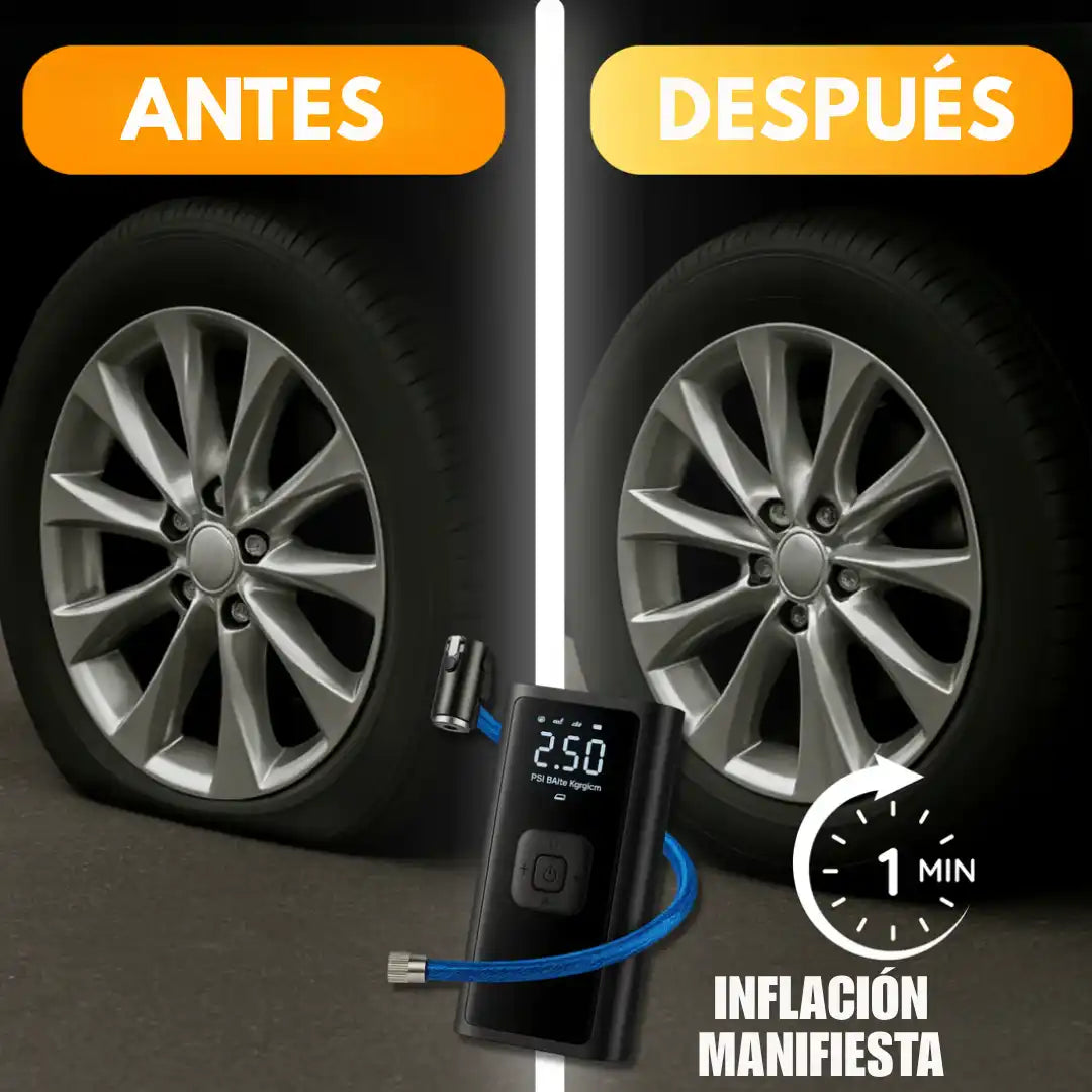 C17 Pro™ – Compresor de Aire Inalámbrico Profesional e Inteligente ➕ Envío Gratis