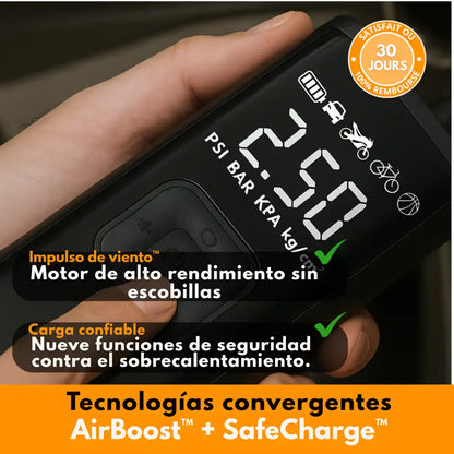 C17 Pro™ – Compresor de Aire Inalámbrico Profesional e Inteligente ➕ Envío Gratis