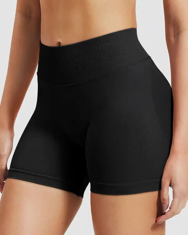 Shorts Deportivos de Cintura Alta con Control de Abdomen ➕ Envío Gratis