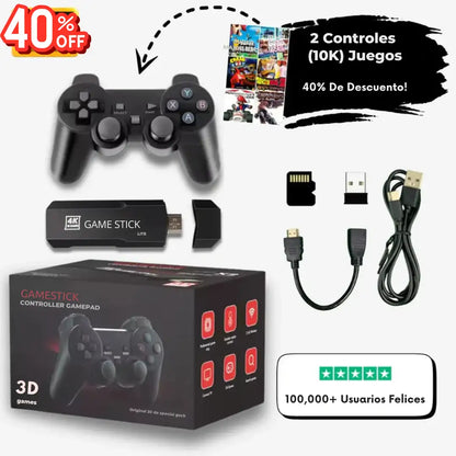 Consola Gamer Retro ➕ 2 Controles y 10.000 Juegos de Regalo 🎁 Envío Gratis