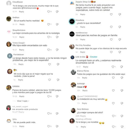 Consola Gamer Retro ➕ 2 Controles y 10.000 Juegos de Regalo 🎁 Envío Gratis