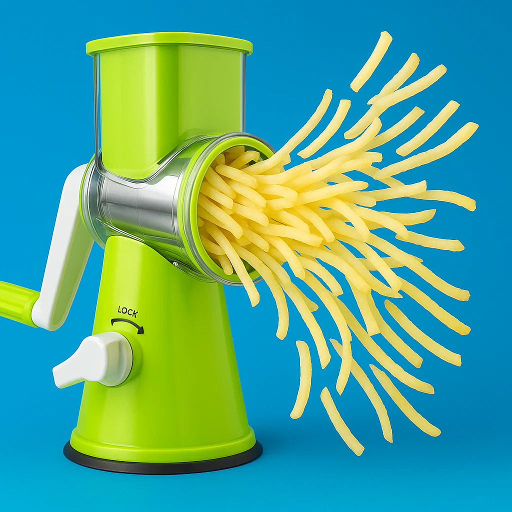 Cortemix PRO™ Corta Verduras, Frutas, Queso y Más en Solo 5–10 segundos