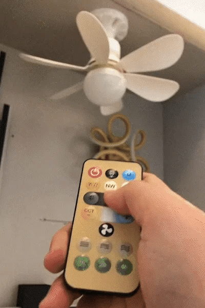 Ventilador de Techo con Luz LED  6 aspas y Control Remoto | ¡Mantente fresco y con estilo!