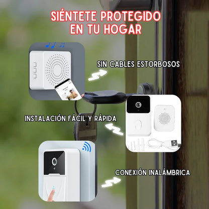 Timbre con Cámara Inteligente ➕ Envío Gratis