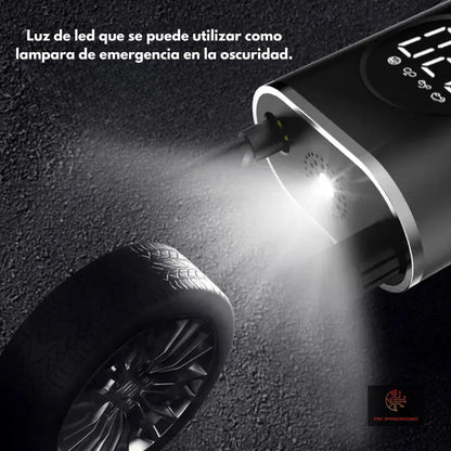 Compresor Digital de Aire Portatil para Auto, Moto, Bici, Pelota, y Más...