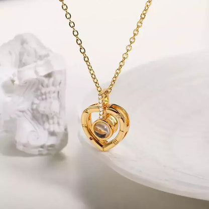 Collar "Te amo" en 100 Idiomas 🎁Caja Elegante de Regalo ➕ Envío Gratis