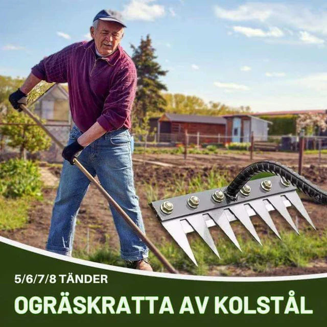 RootTool: Rastrillo de Malezas Duradero y Resistente a la Oxidación ➕ Envío Gratis