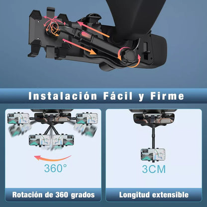 Triple Soporte Retrovisor SmartMount360™ ➕ Envío Gratis