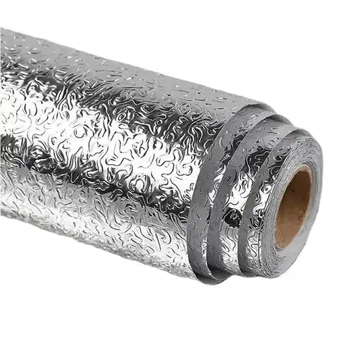 Papel Aluminio Autoadhesivo Impermeable 61CMx5M ➕PROMO 2x1! ➕ ENVIO GRATIS